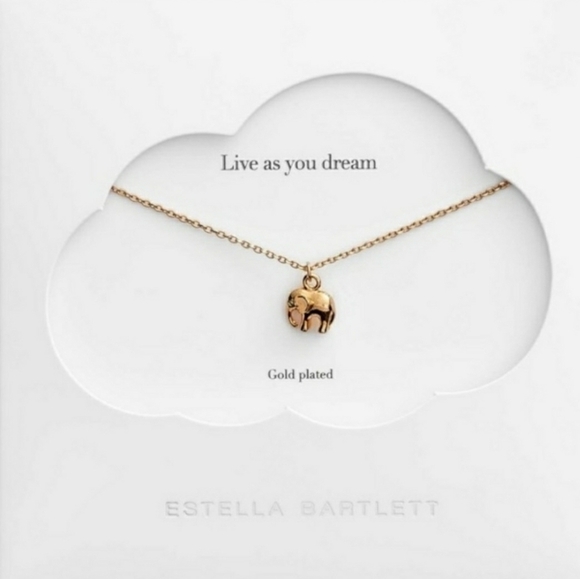 Tiny Elephant Necklace Estella Bartlett - Picture 2 of 6